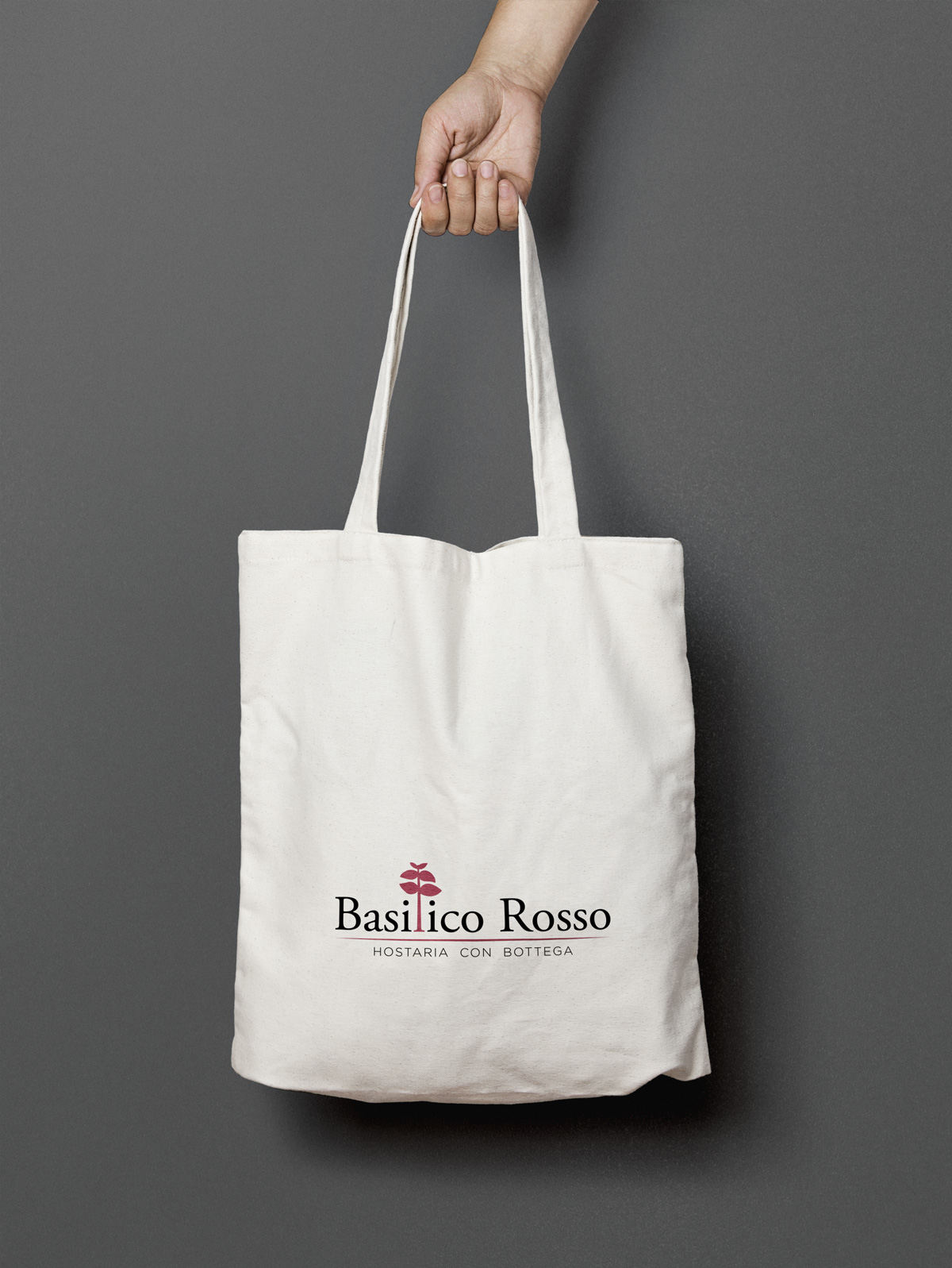 Shopping bag Basilico Rosso
