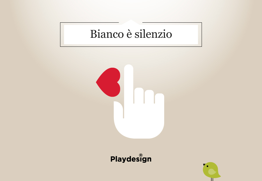 labbra rosse viste di profilo davanti alle quali c'è una mano bianca che fa il segno di silenzio