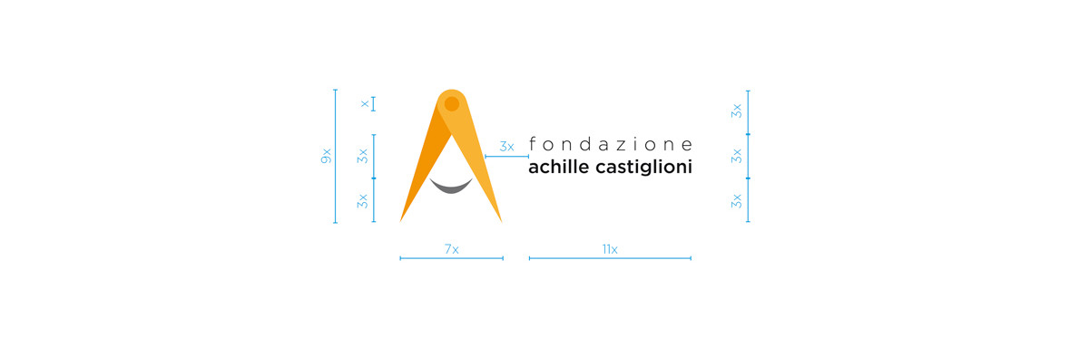 Fondazione A. Castiglioni marchio dimensioni