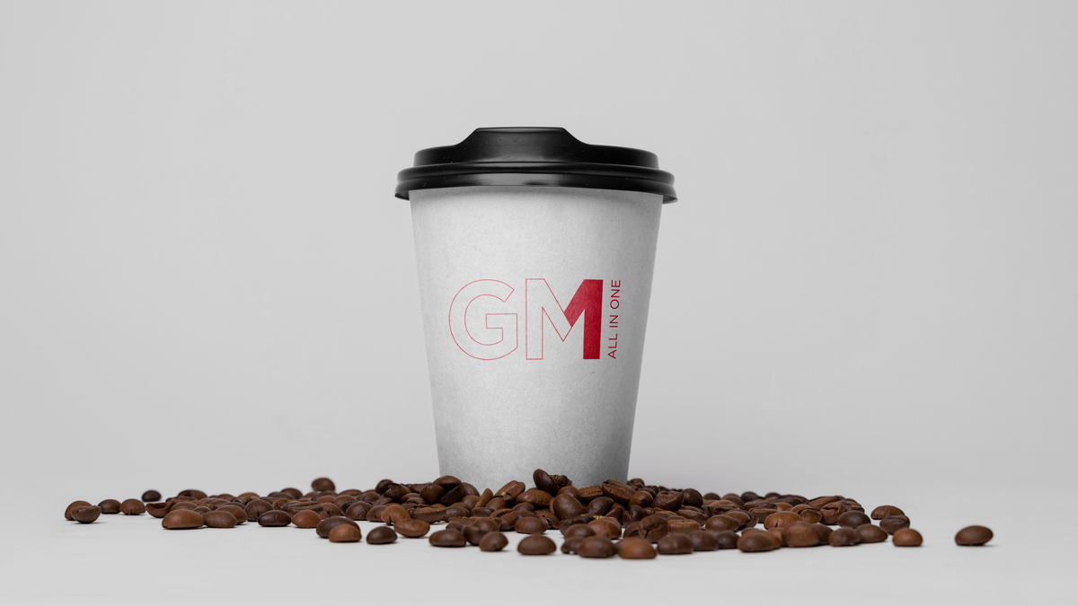 bicchiere brandizzato con marchio GM1