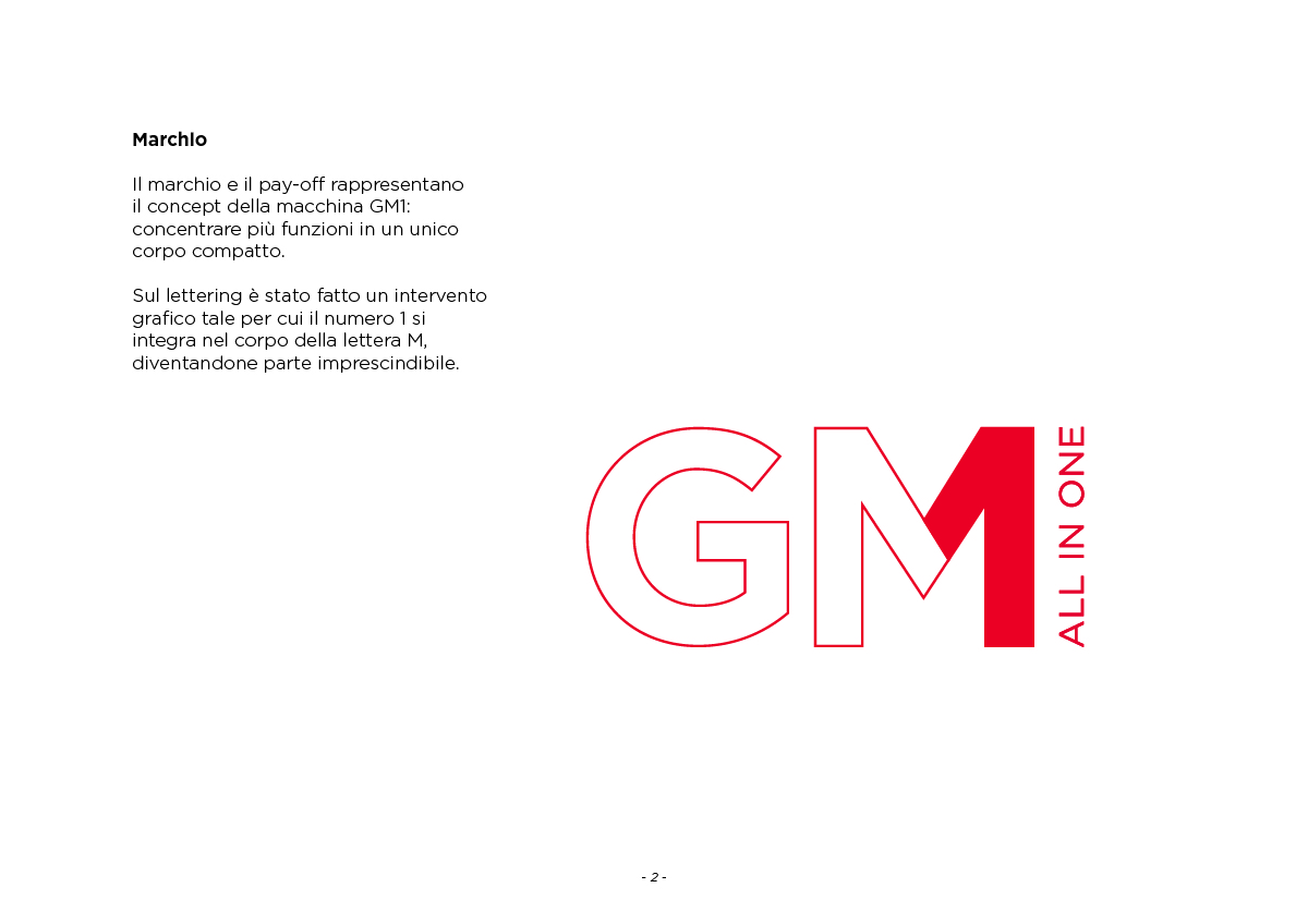 Il marchio GM1 all-in-one: linee guida.