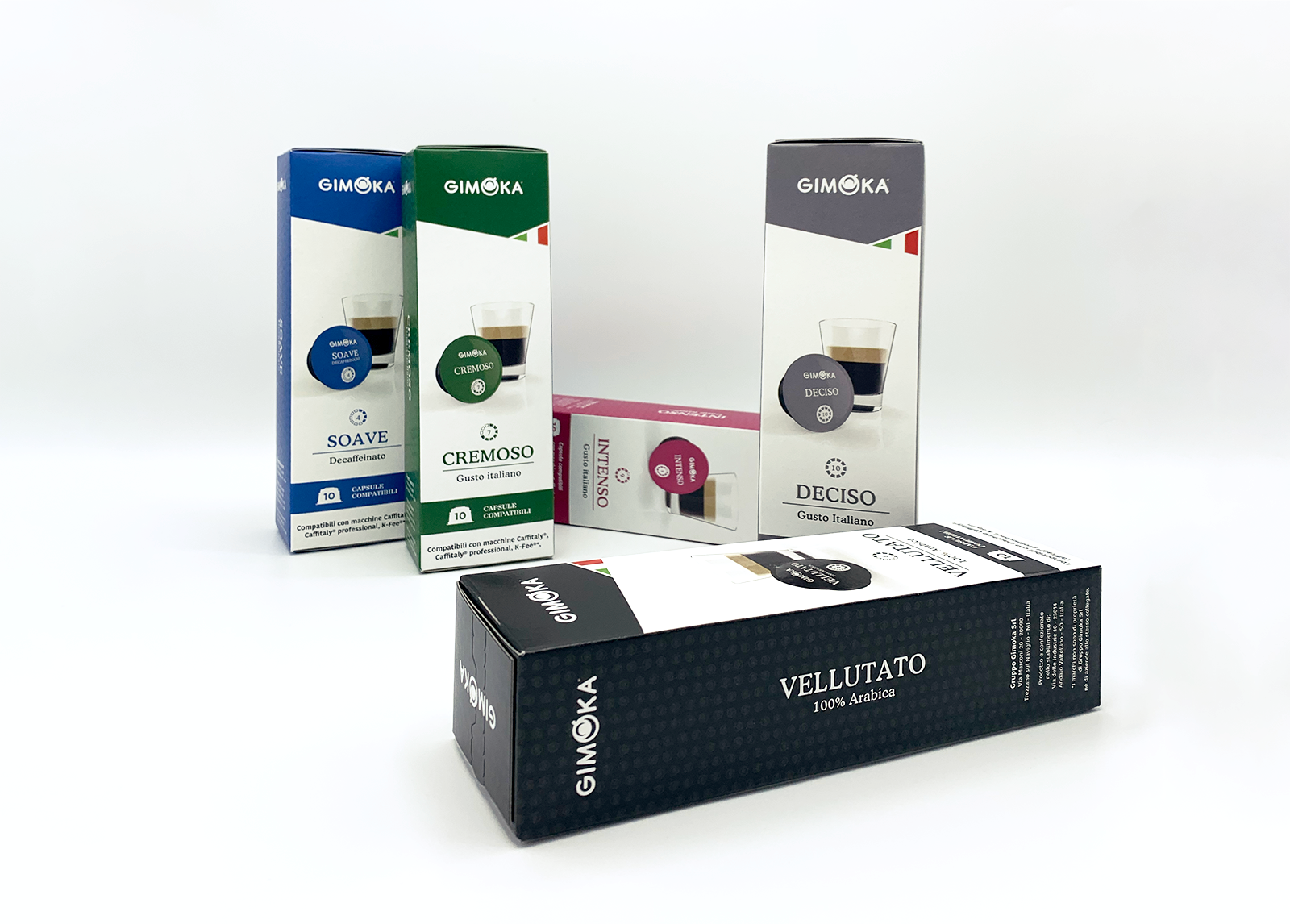 Gimoka capsule compatibili Caffitaly: la gamma