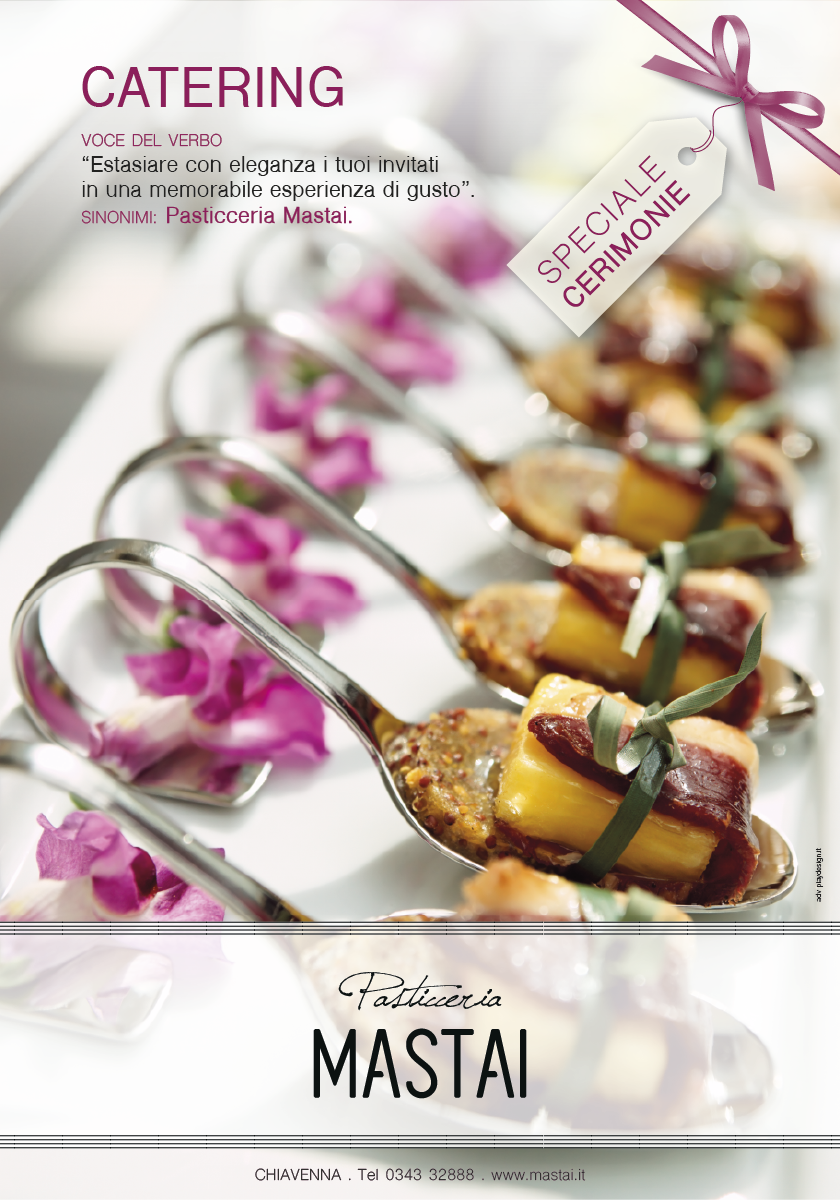 Pasticceria Mastai: adv catering cerimonie
