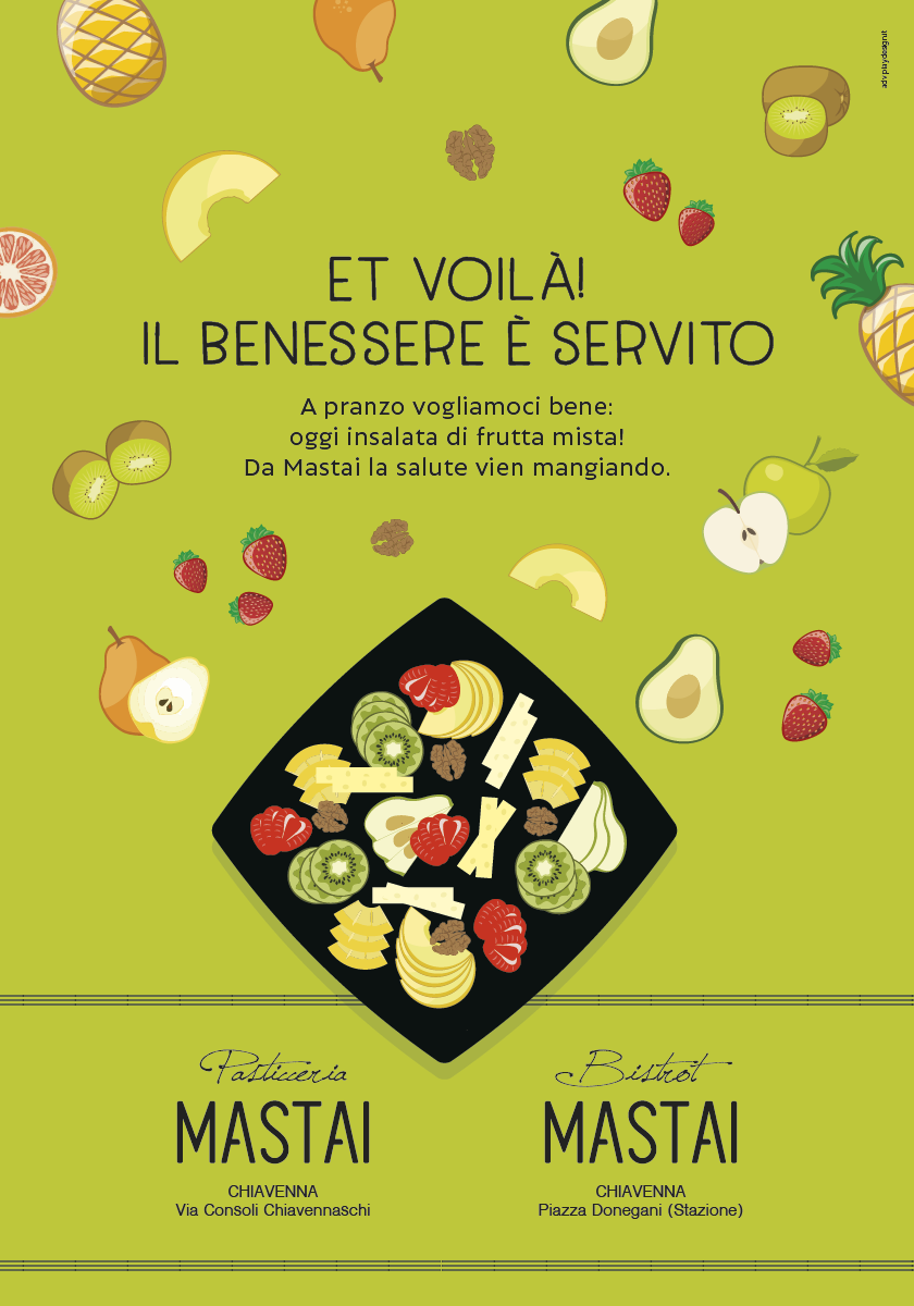 Pasticceria Mastai: adv insalata di frutta