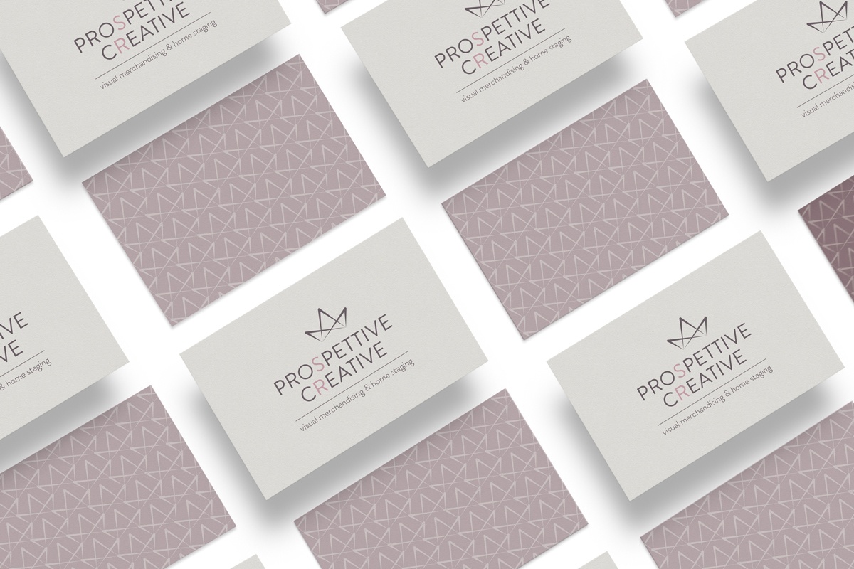 Proposta di business card per Prospettive Creative.